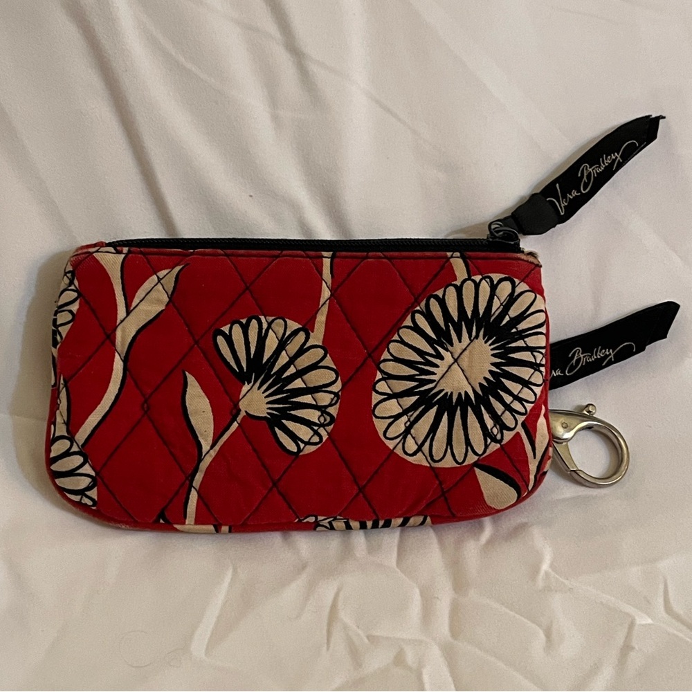 Vera Bradley Deco Daisy Zip Coin Purse
